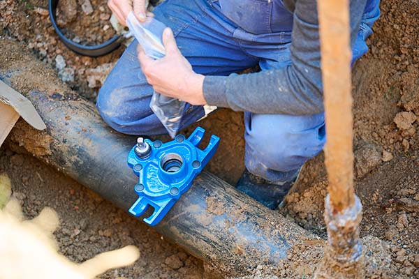 Pipe repair work — Ken Leonard Plumbing Inc.